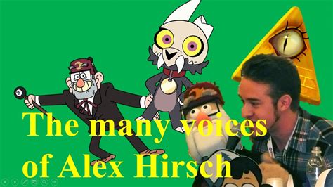 alex hirsch voice|does alex hirsch voice king.